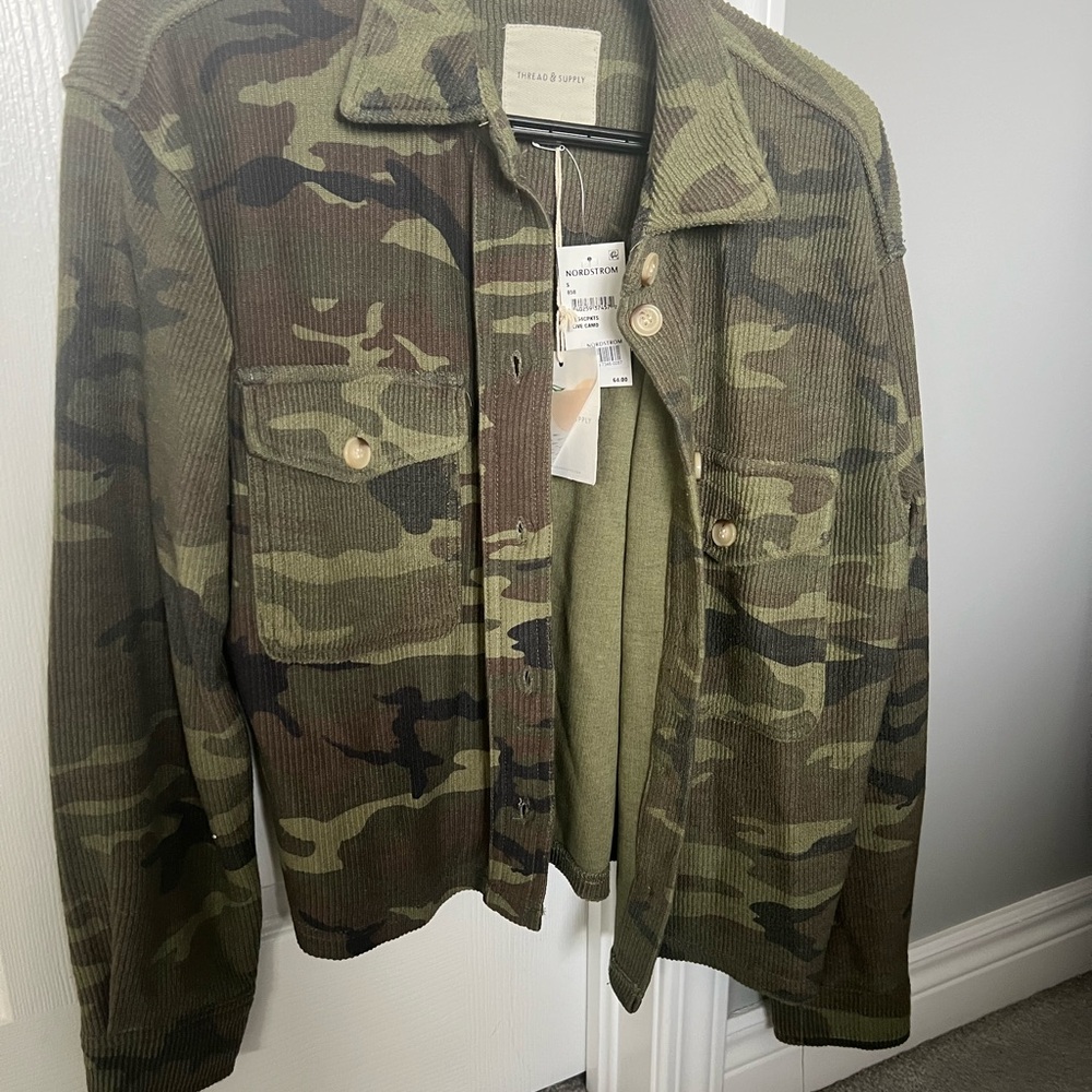 Camo Button-Up Shacket